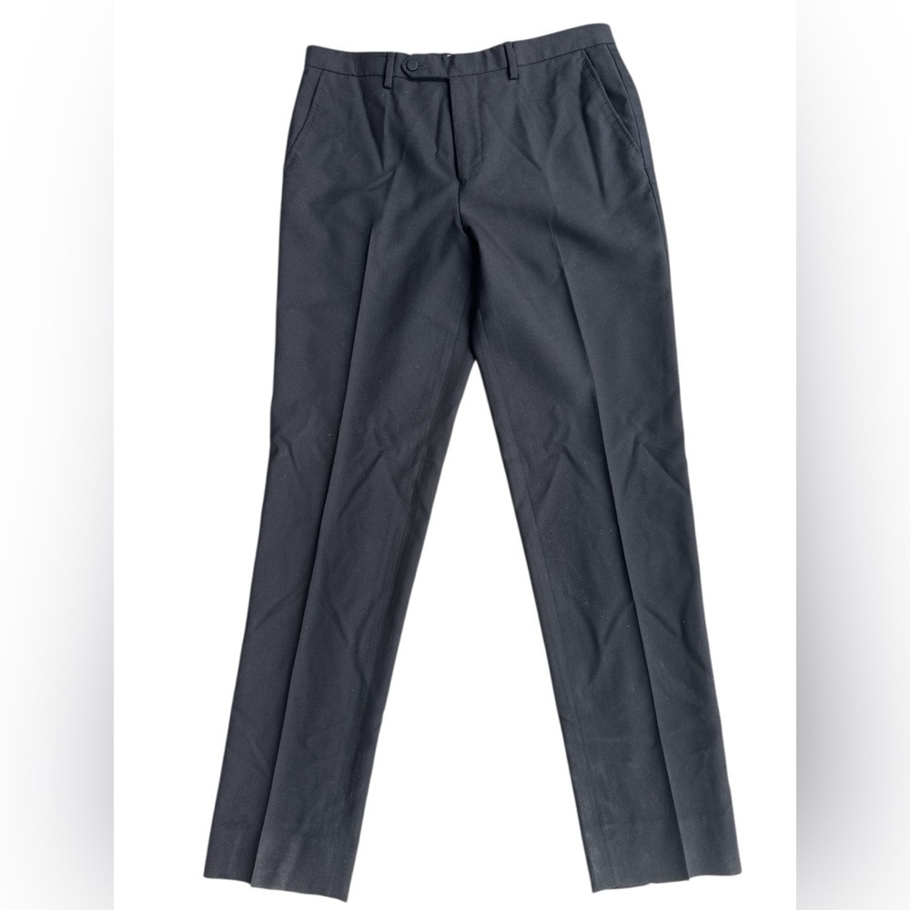 Mr Porter Trouser Pants Virgin Wool Men's Classic Black Dress Pants